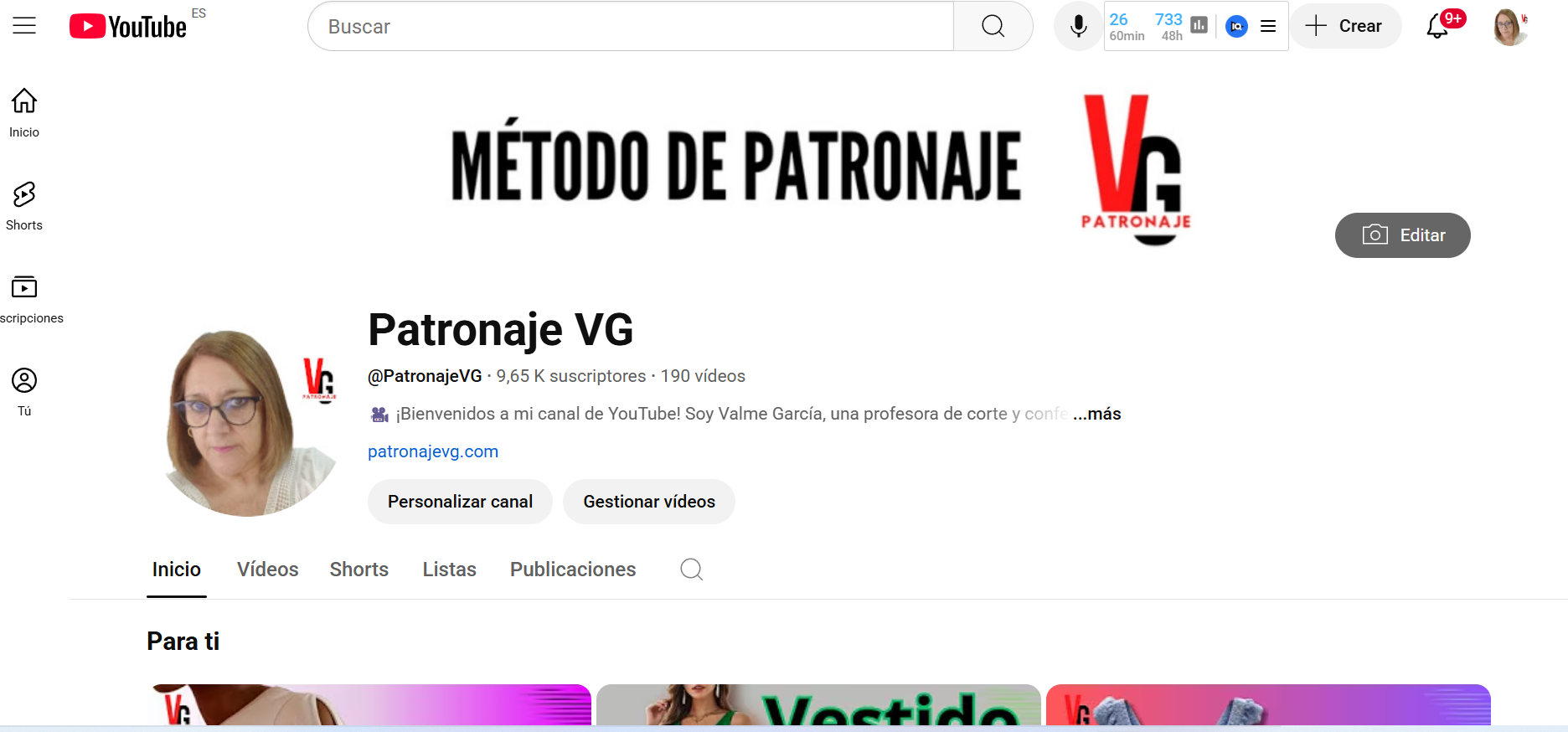 Canal de YouTube