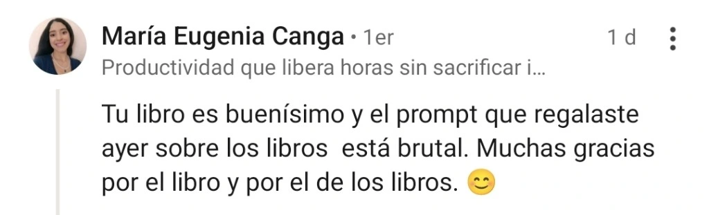 Testimonio de María Eugenia Canga sobre StorIAtelling
